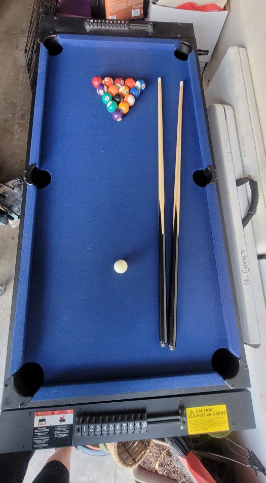 4 In 1 Flip Table - Pool, Air Hockey, Ping Pong, Foosball