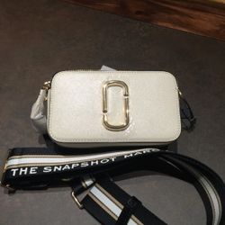 Marc Jacobs The Snapshot Crossbody Bag Cloud White Multi