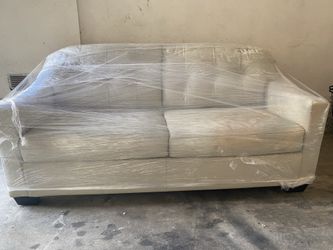 REAL LEATHER SOFA