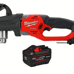 Milwaukee M18 FUEL Hole Hawg 1/2" Right Angle Drill + M18 REDLITHIUM FORGE HD12.0Ah Battery