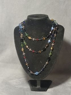 Vintage glass necklace