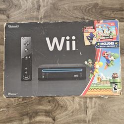 Nintendo Wii Black Console