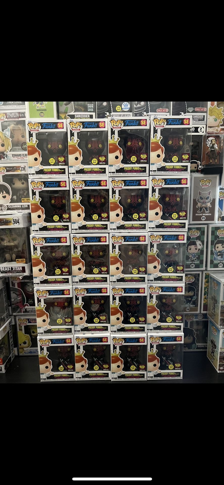 Freddy Funko as Darth Maul GLOW 2K Funko Pop