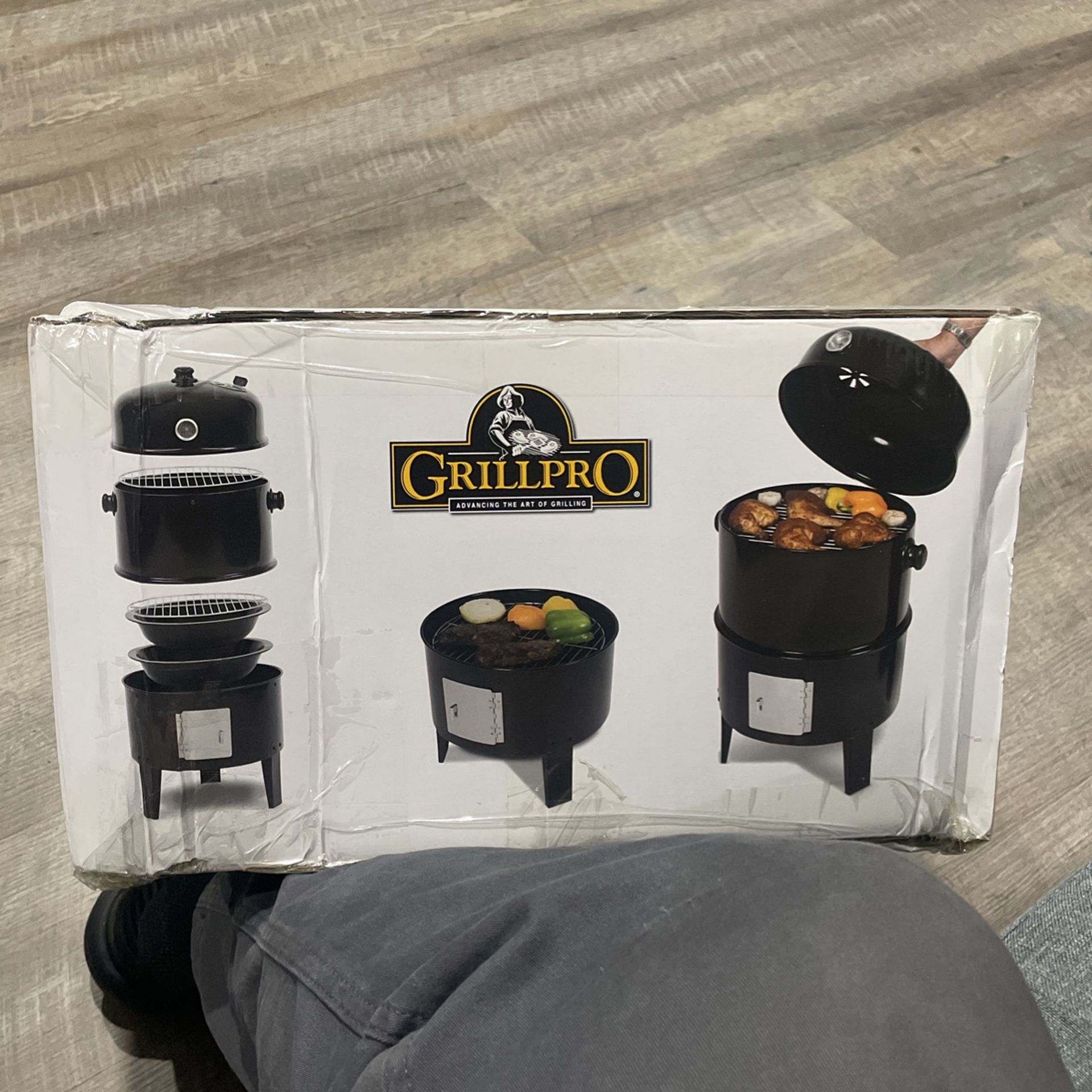 Charcoal Grill And Smoker