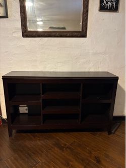 Dark Brown Media Console/TV Stand