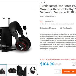 TURTLE BEACH HEADSET - Ear Force PX5

