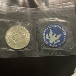 Moneda De Colección De 1972 Del Expresidente Eisenhower 