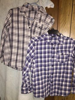 Boys flannel size 12