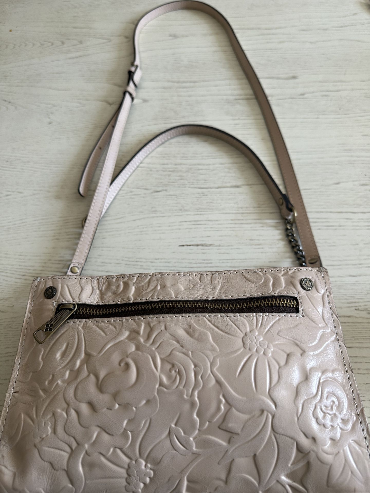 Patricia Nash  embossed Leather  Cross Body / Shoulder Purse 