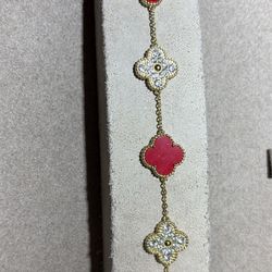 Silver Clover Bracelet 