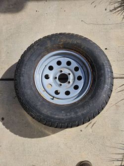 Trailer wheel and tire
