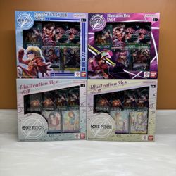 New Sealed One Piece Illustration Collection Vol1-4 