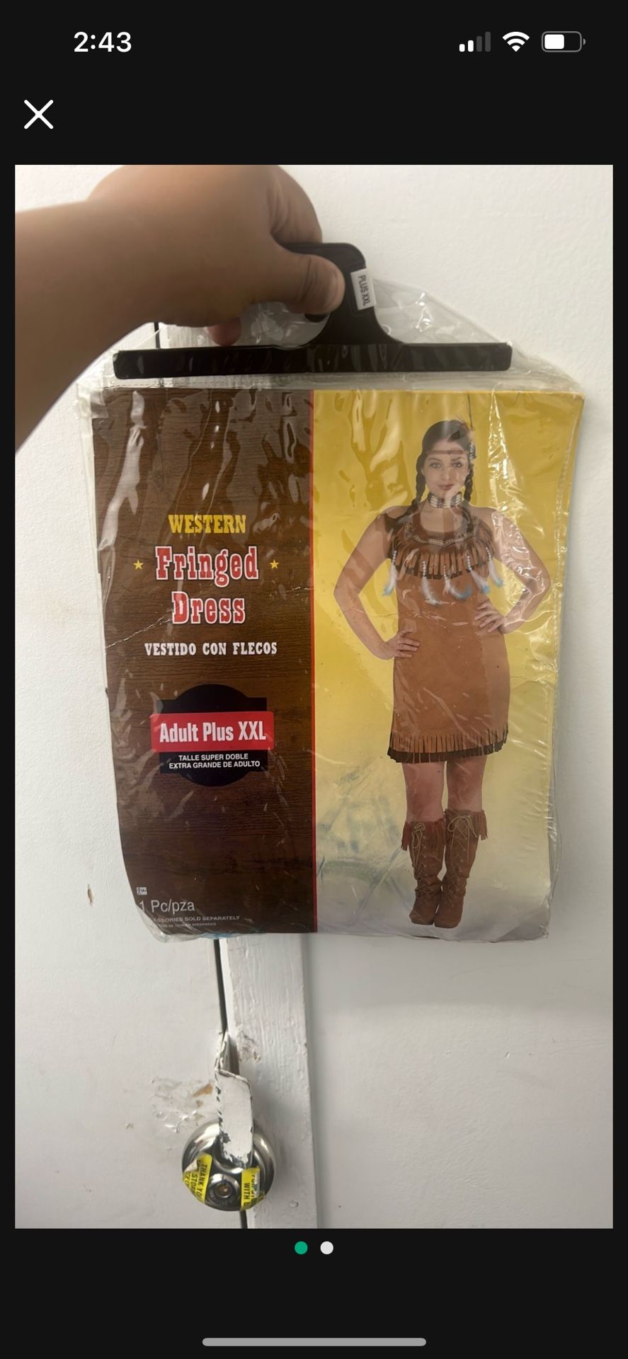 Western Fringed Dress Costume 