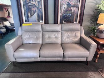 Leather Recliner Sofa