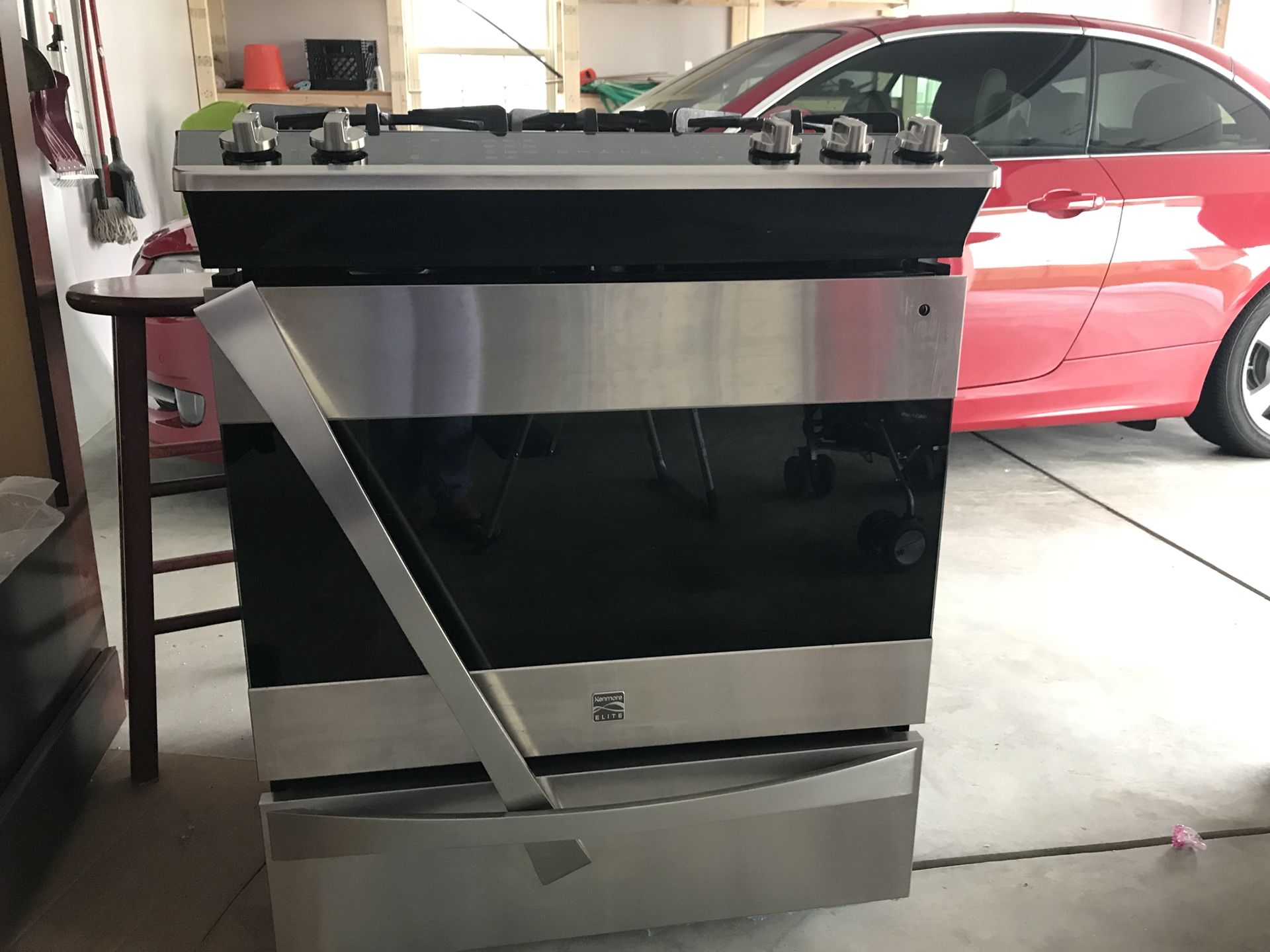 Kenmore Elite 32643 4.5 cu. ft. Slide-In Gas Range - Stainless Steel