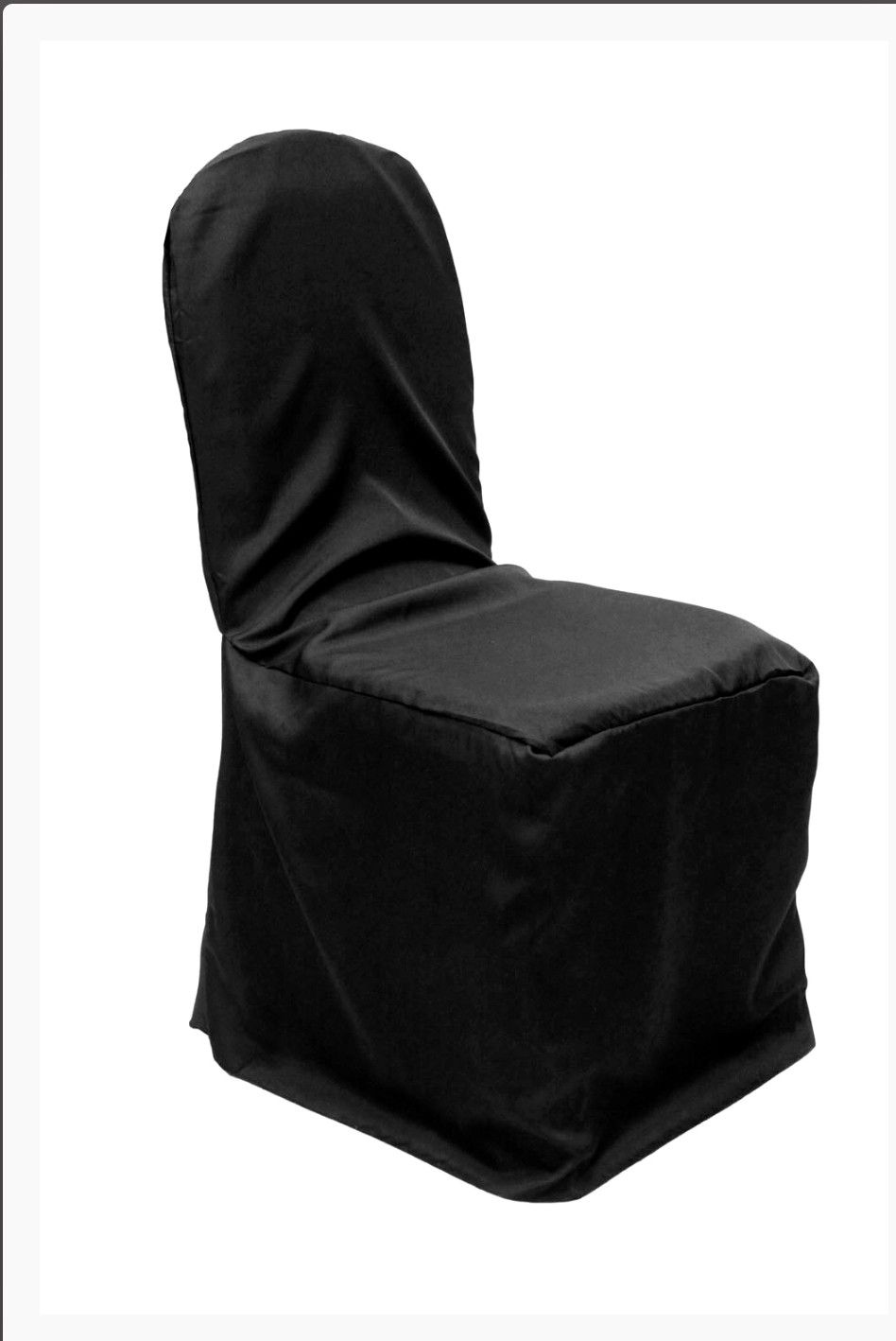Black chair covers