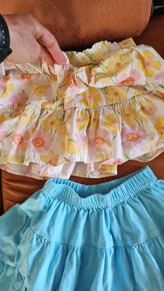 2 cute toddler girls skirts, 2t-4t