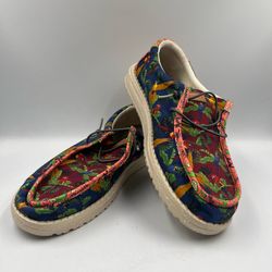 NEW Hey Dude Wally Margaritaville shoes men’s 12 Tropical Slip on