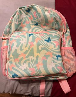 Kids Butterfly Print Backpack