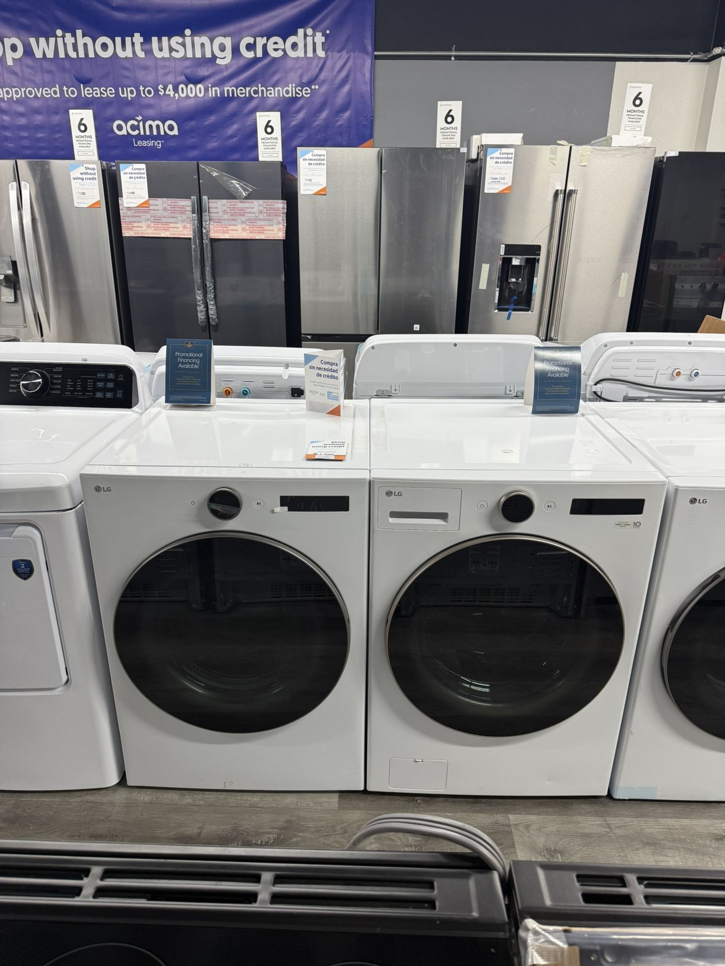 LG 5.0 Cubic Ft. AI Washer And Electric Dryer Set💥💥