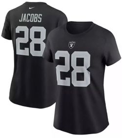 Nike Las Vegas Raiders #28 Jacobs T Shirt Womens Small Medium 2XL New