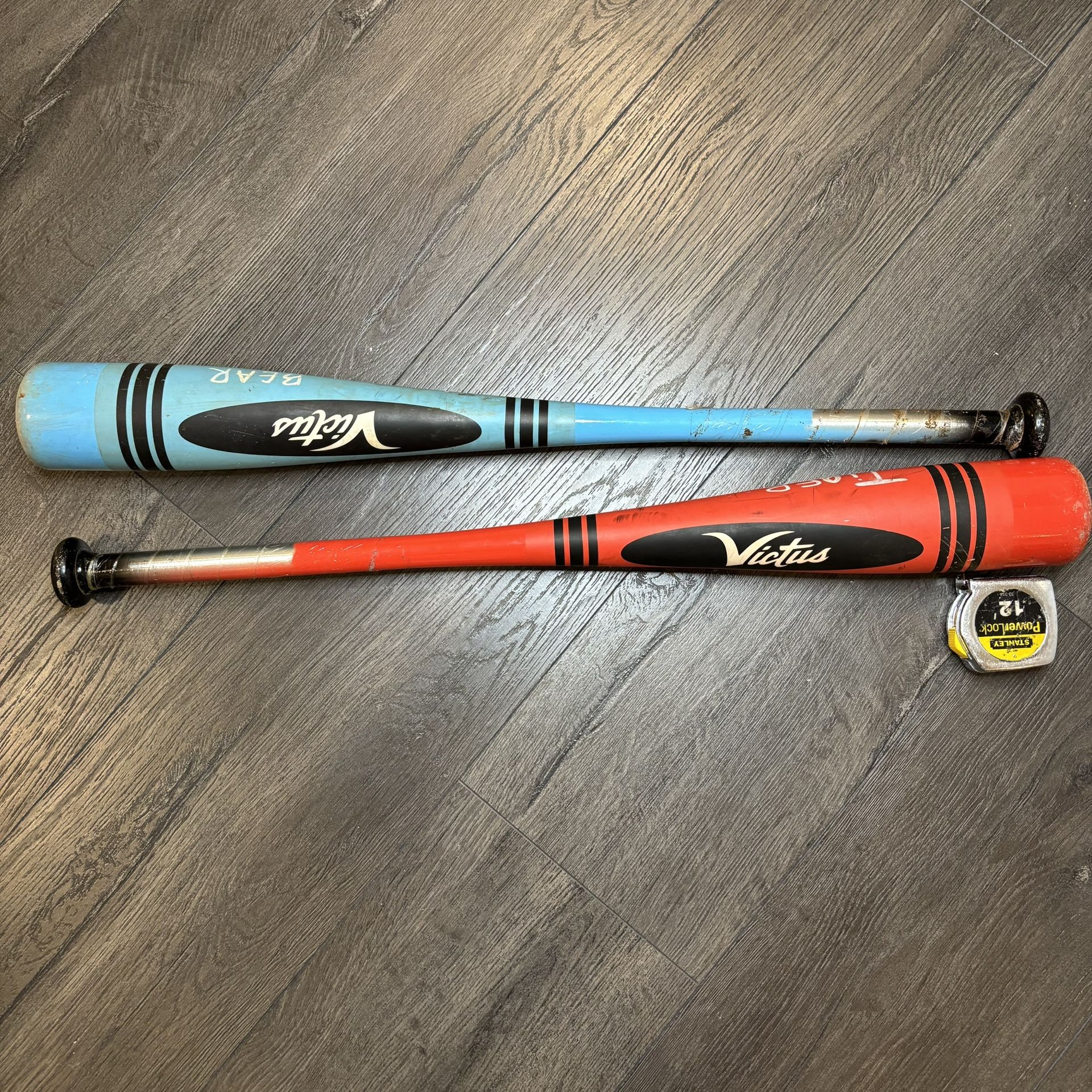 Victus Bat King Crayon Teeball Bat Blue Blast RBI Red 24” 2 5/8 -11 13oz Youth