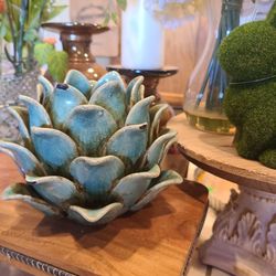 Smaller Size Decorative Artichoke  Candle Holder