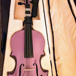 Purple 4/4 Violin Signed By Lindsey Stirling 