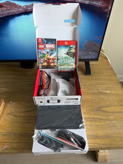 Apple TV / Nintendo switch 2 with tears of the kingdom  Lego super heroes