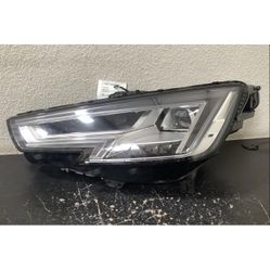 2017 2018 2019 AUDI A4 LED LEFT HEADLIGHT OEM USED COMPLETE