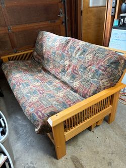 Wood frame Futon