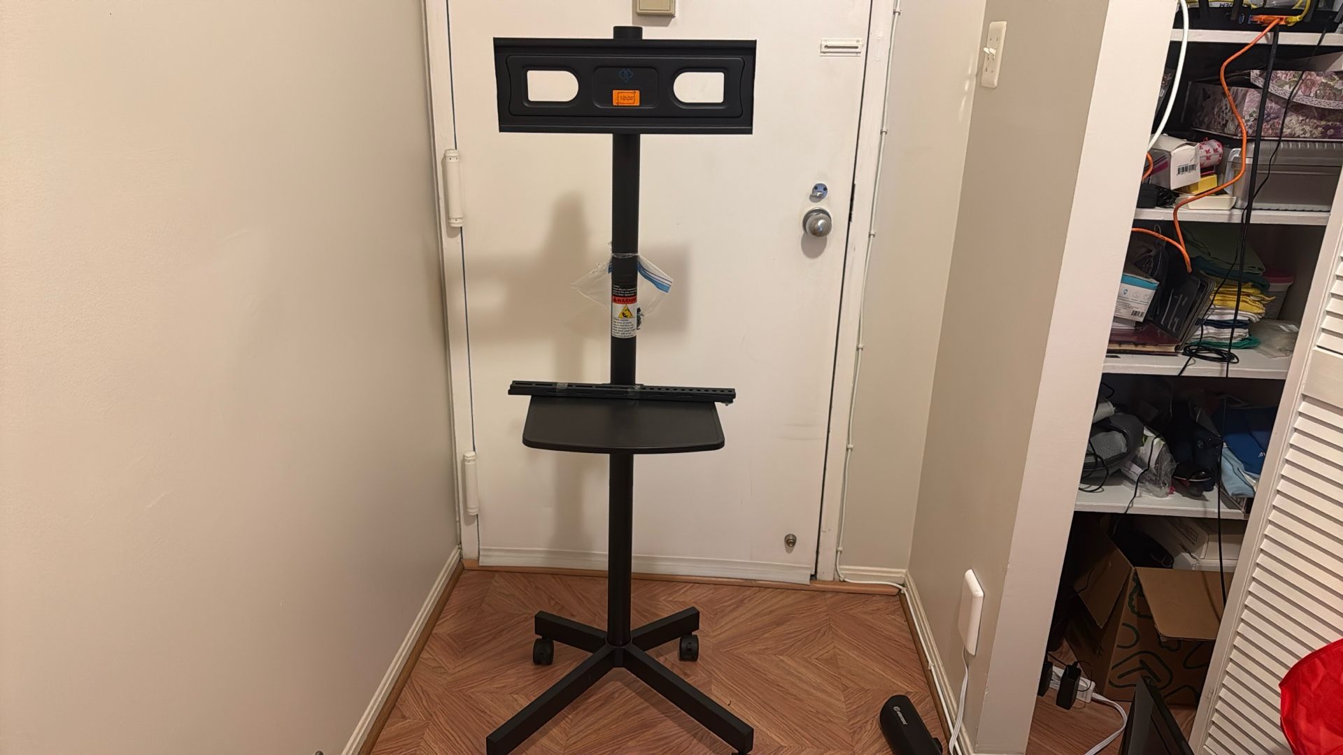 TV stand on wheels