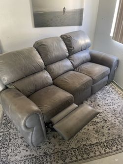 Arizona Leather Couch