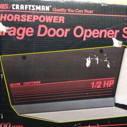 New Craftsman Garage Door Opener 