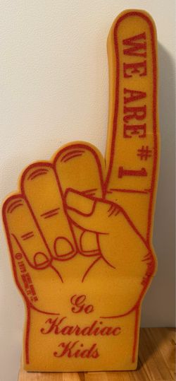 1979 Browns Kardiac Kids Foam Finger