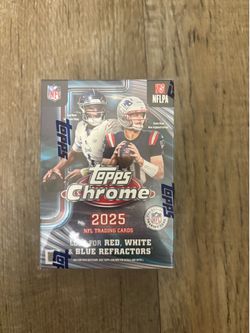 2025 Topps Chrome Football Value Box Sealed New