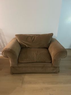 Oversized Upholstered Accent Chair / Chair-and-a-Half – $100 OBO
