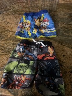 Size 4 Boy’s Swim Trunks Set Of 2