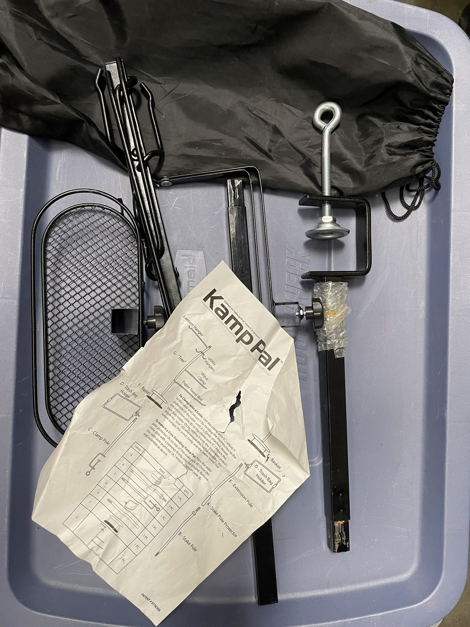 Camp Caddy For Picnic Table