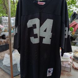 Authentic Mitchell & Ness Bo Jackson Oakland LA Raiders 87 Jersey Men Sz 60 (XL)