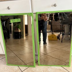 FREE Mirrors Measurements In Picture