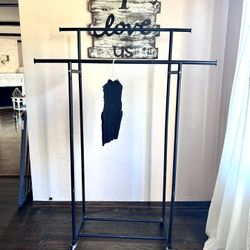 Need Gone Asap New Rolling Garment Double Rack