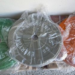 100lb Olympic Bumper Plate Set