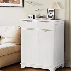 Modern Fluted Cabinet Storage 