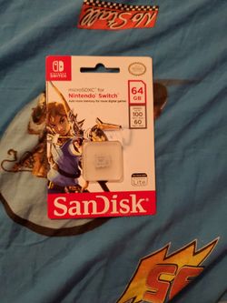 SanDisk Nintendo Switch microSDXC 64GB Zelda New
