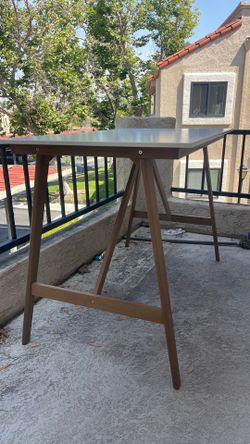 Barstool height table H 37”  width 31 x55”
