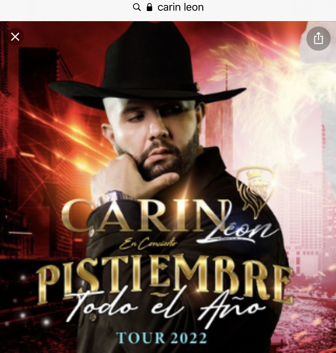 2 Tickets Para Ir A Ver A Karin León El 10 De Junio En San José