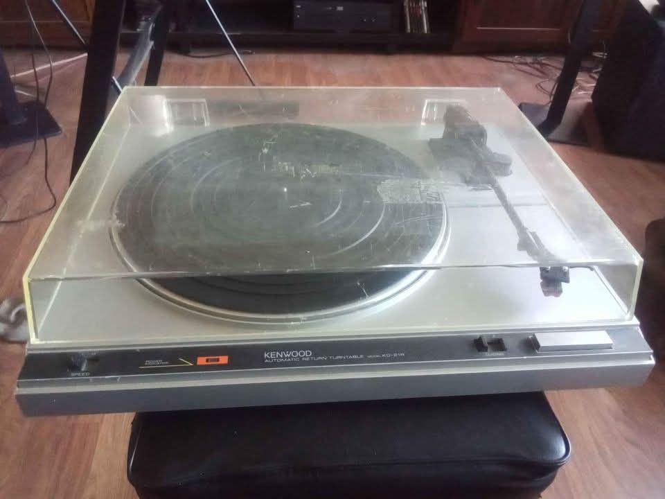 KENWOOD KD-21R TURNTABLE NEEDS NEW CARTRIDGE $80 FINAL PRICE 