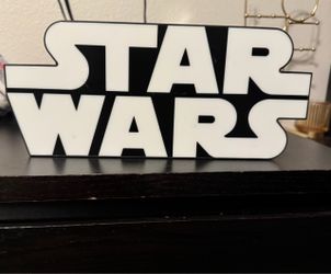Star Wars light up sign