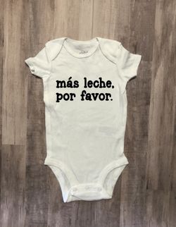 Más Leche Onesie